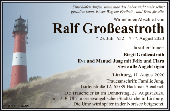 Traueranzeige von Ralf Großeastroth von FNP