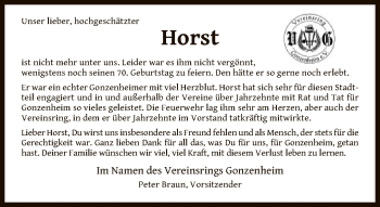 Traueranzeige von Horst Humpert von FNP