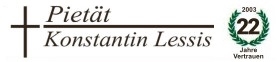 Logo Pietät Konstantin Lessis